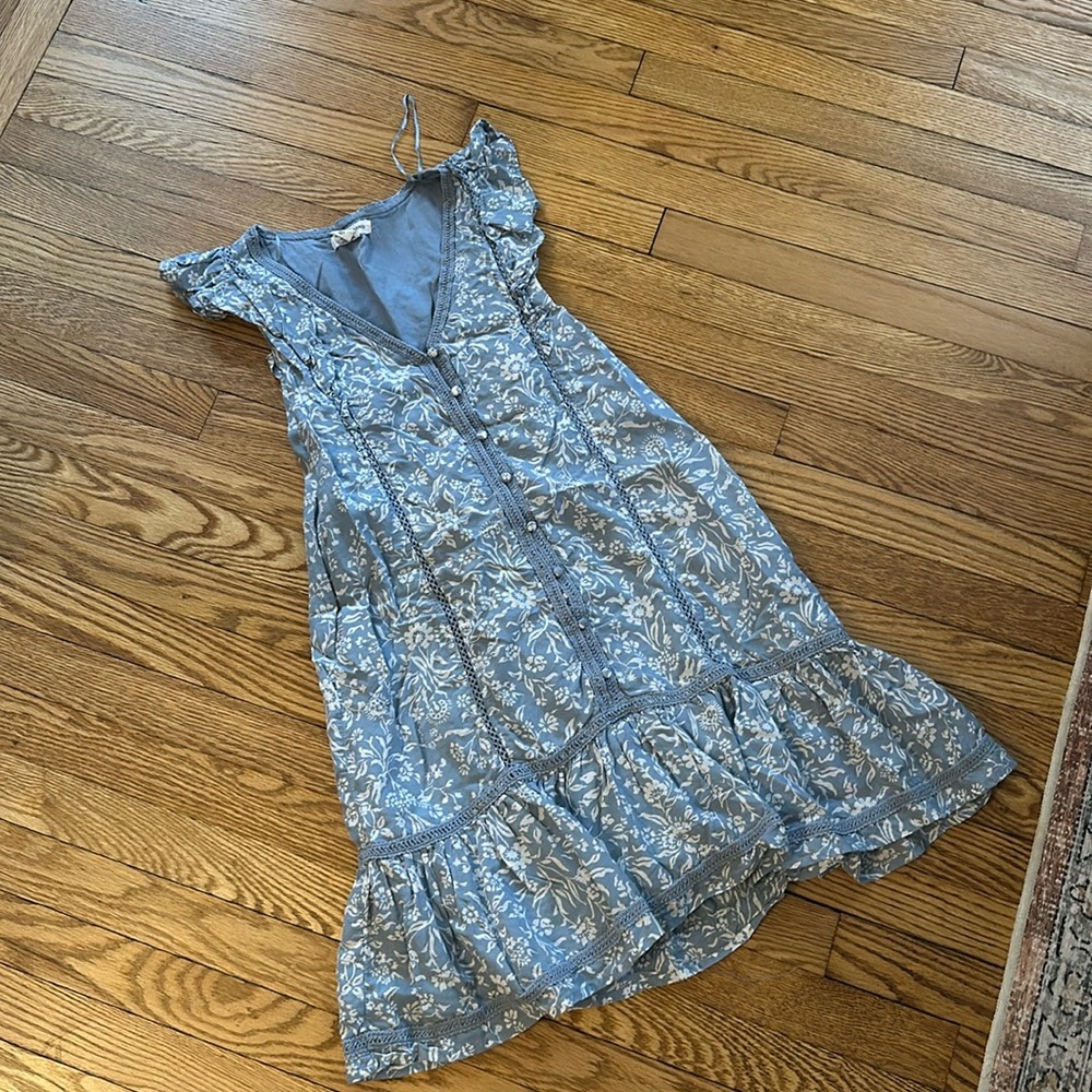 Lucky Brand Blue Floral Dress